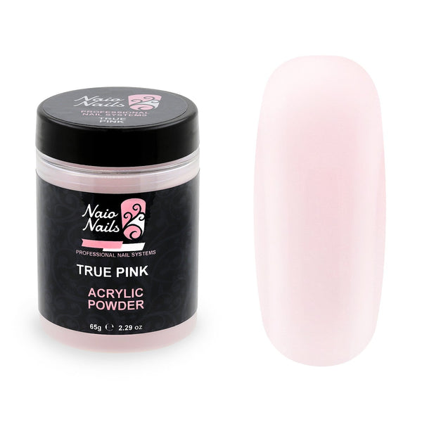 Poudre acrylique transparente rose véritable