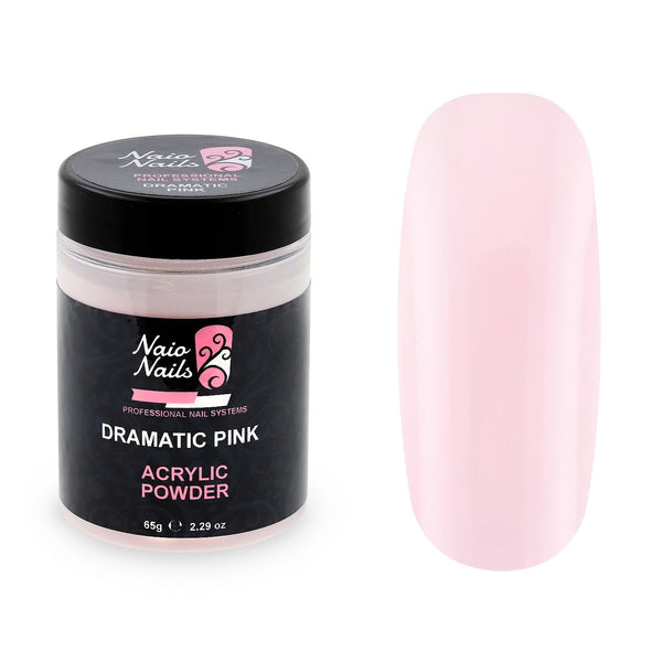 Poudre acrylique transparente rose dramatique