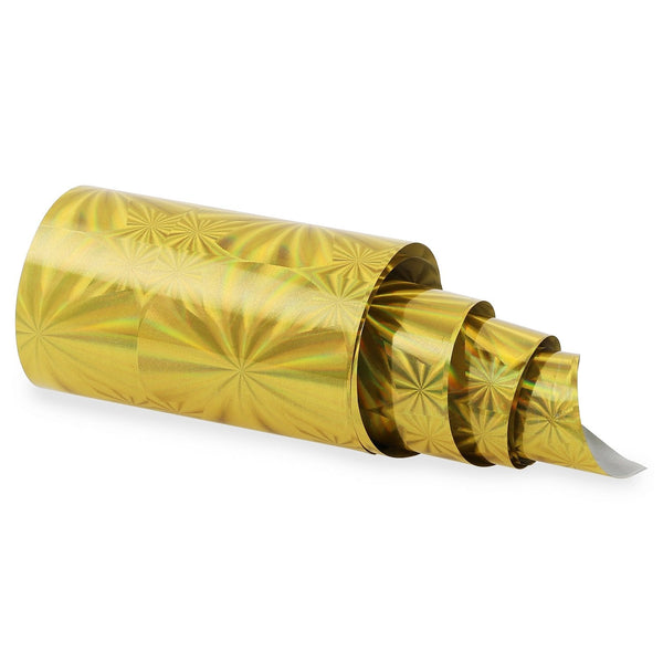 NF-011 Gouden Holo Starburst - Transferfolie Strip