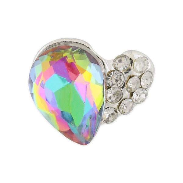 Pot of 10 Charms - Multi-colour Heart