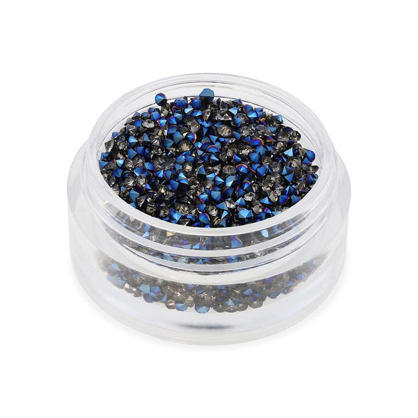 Cristaux bleu charbon - 1 mm