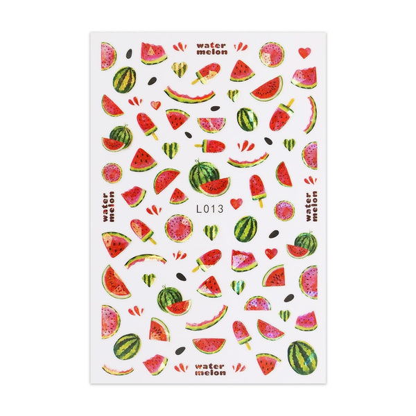 Metallic Sticker Sheet - Watermelon