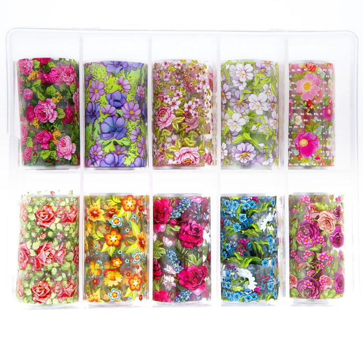 TFS-52 Assortment Flowers Transfer Foil