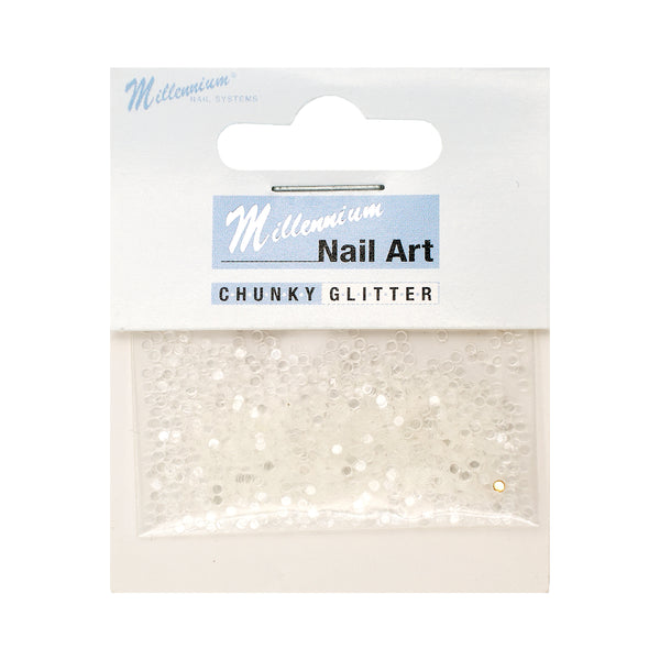 Millennium Nagelkunst Chunky Glitter (200 Stuks) Doorzichtig